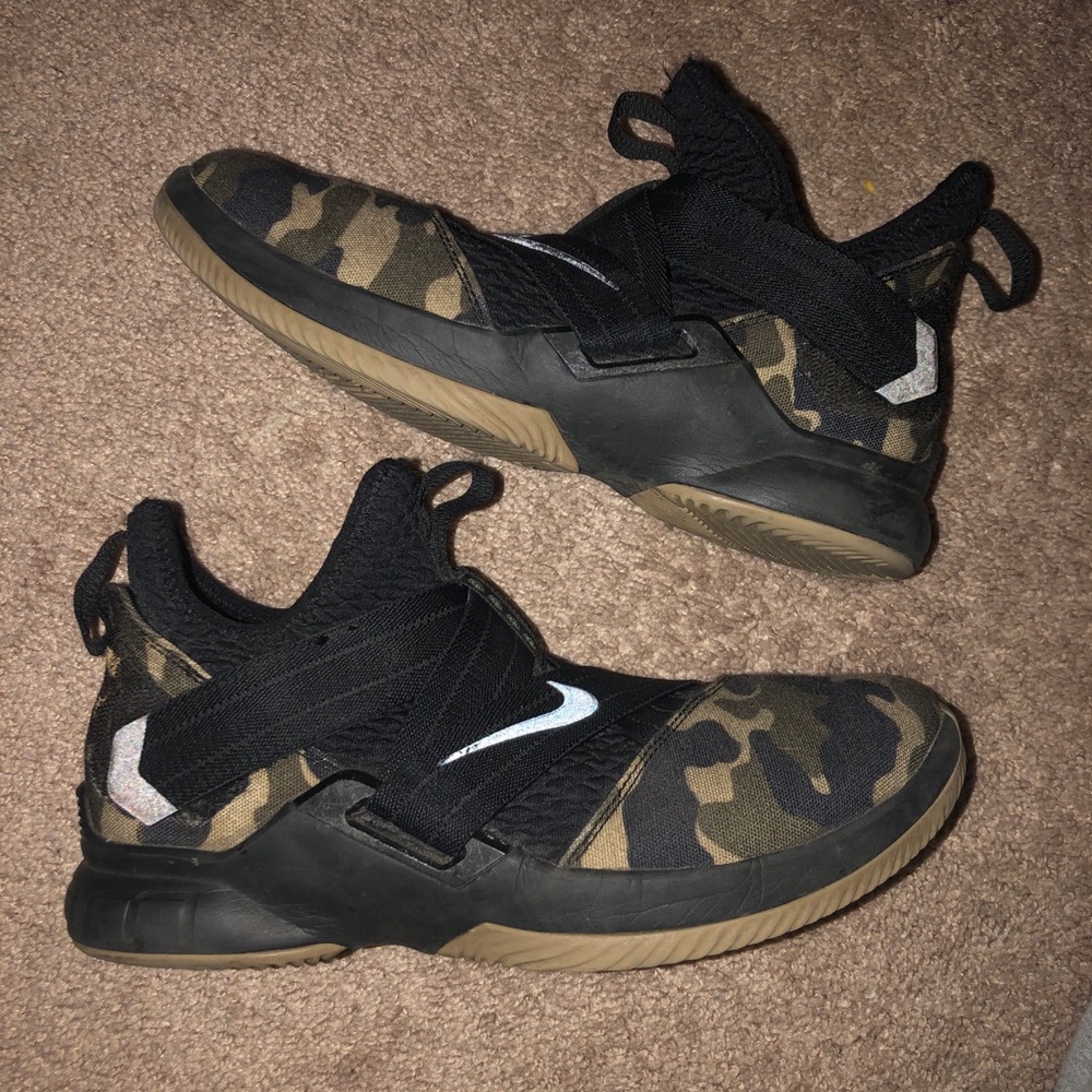 Lebron James Camo Nikes